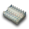 IDC-doorvoer met polariserende lipjes Connector M2050-NCR (180°)