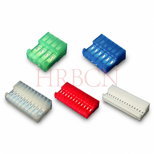 IDC-connector 2,54 pitch gesloten uiteinde 90 graden met polariserende lipjes