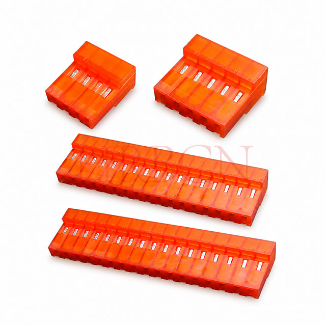 IDC-connector met een pitch van 3,96 mm zonder vergrendelingshelling