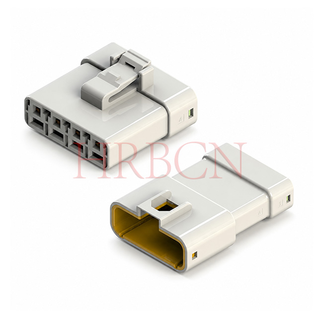 HRB 6,35 mm Sing Row draad-naar-draad waterdichte connector 