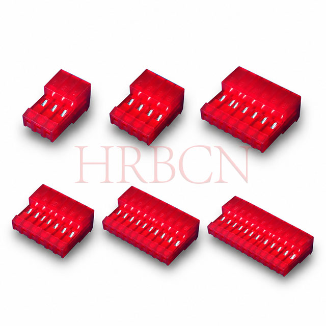 HRB 2.54 IDC gesloten eindconnector zonder polariserende lipjes